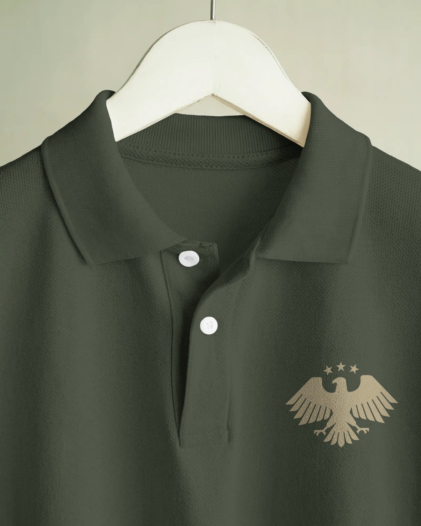 Short Sleeve Men Classic Polo Shirt (Syrian Emblem)