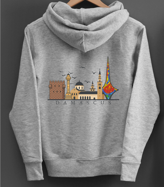 Love of Damascus Long Sleeve Unisex Hoodie